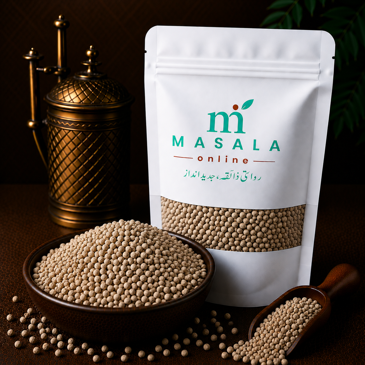 Dry Safed Mirch / سفید مرچ - Khushk safed mirch - White Pepper